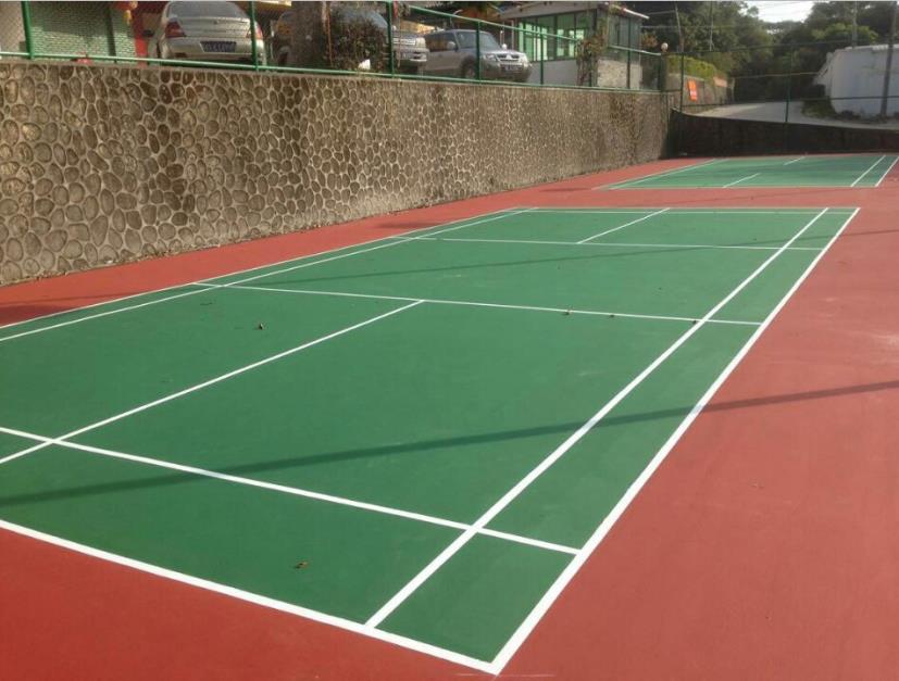 重庆硅PU球场，网球场地施工(图1)